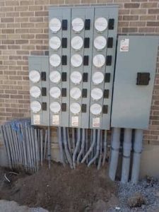 certified electrician project electricity panel box