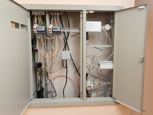 The device of an electric guard with two counters and the fire alarm system Fire Alarm counter system