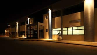 commercial electrician project outdoor lighting