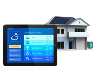 smart home tablet used for smart homes